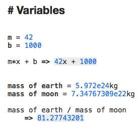 Calca+Variables