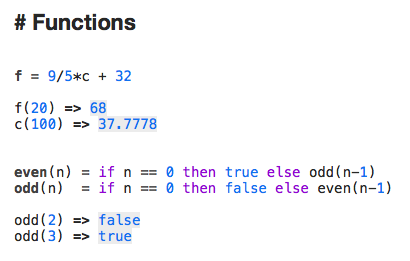 Calca+Functions